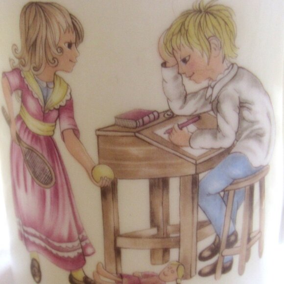 Queen's Birthday Child, Sunday's Child, Fair and Wise at Work or Play, Mug E111 - Picture 2 of 4
